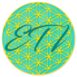 Logo fond bleu decoupe